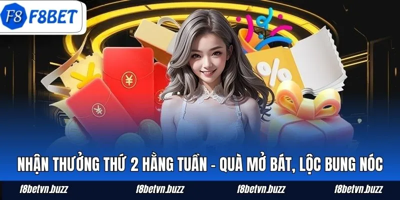 Nhận Thưởng Thứ 2 Hằng Tuần